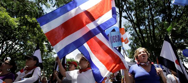 Manifestaciones en Costa Rica - Sputnik Mundo