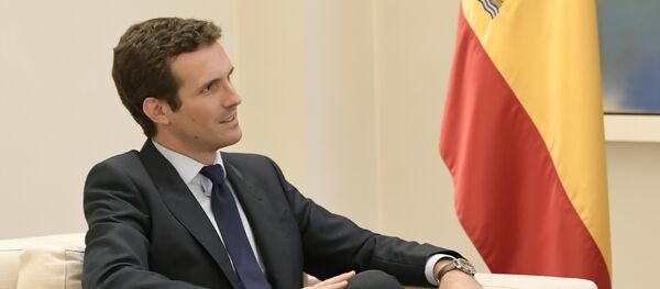 Pablo Casado, el presidente del PP - Sputnik Mundo