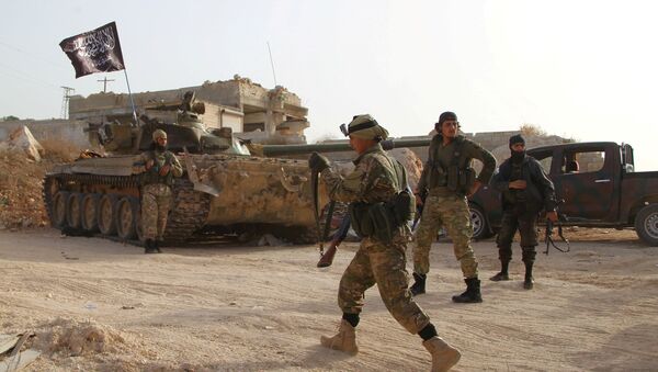 Militantes del grupo terrorista Frente Al Nusra en Siria (archivo) - Sputnik Mundo