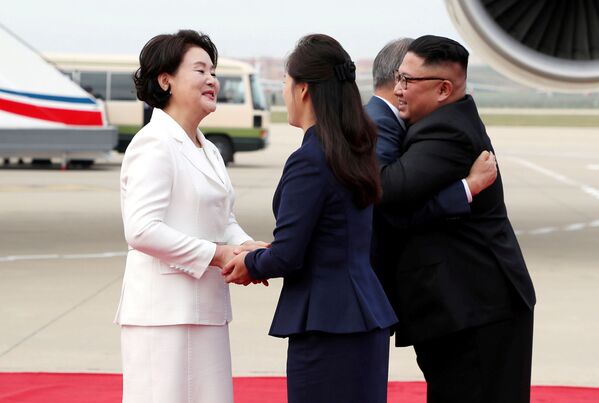 La histórica visita del presidente de Corea del Sur a Pyongyang - Sputnik Mundo