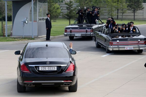 La histórica visita del presidente de Corea del Sur a Pyongyang - Sputnik Mundo