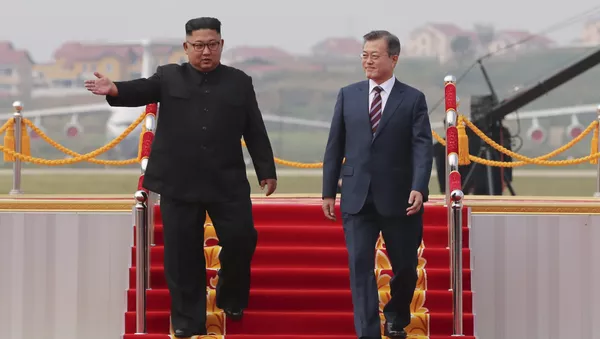 El líder de Corea del Norte, Kim Jong-un, y el presidente de Corea del Sur, Moon Jae-in