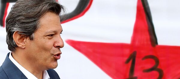 Fernando Haddad, exalcalde de Sao Paulo y candidato a la presidencia de Brasil por el PT - Sputnik Mundo