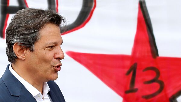 Fernando Haddad, exalcalde de Sao Paulo y candidato a la presidencia de Brasil por el PT - Sputnik Mundo