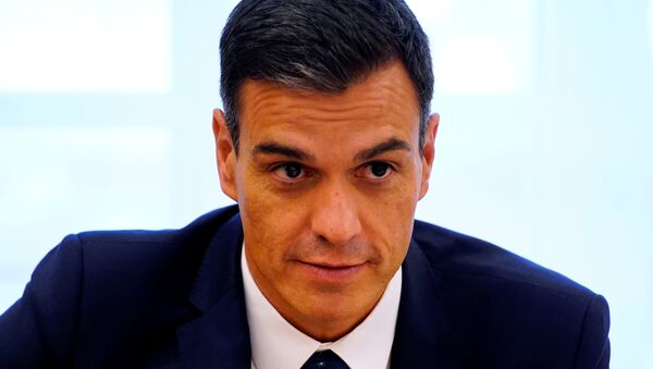 El presidente del Gobierno español, Pedro Sánchez - Sputnik Mundo