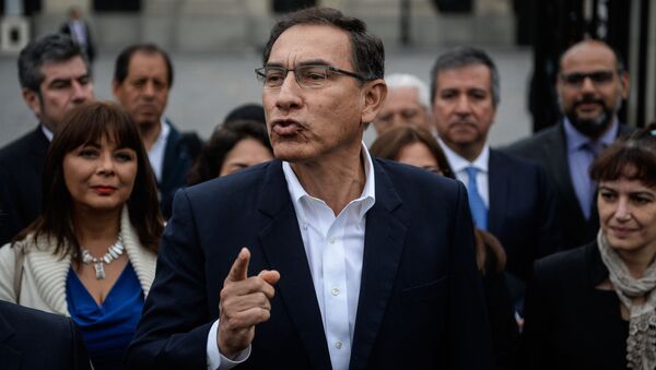 Martín Vizcarra, presidente de Perú - Sputnik Mundo