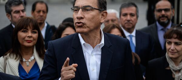 Martín Vizcarra, presidente de Perú - Sputnik Mundo