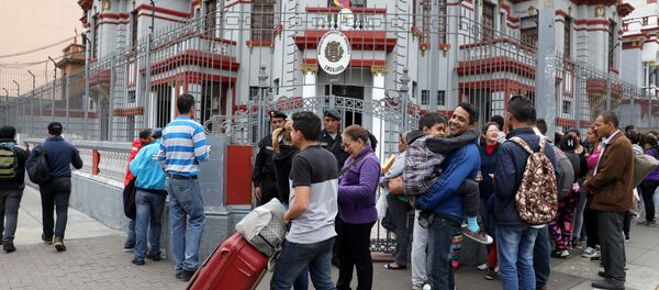 Los migrantes venezolanos en Perú - Sputnik Mundo
