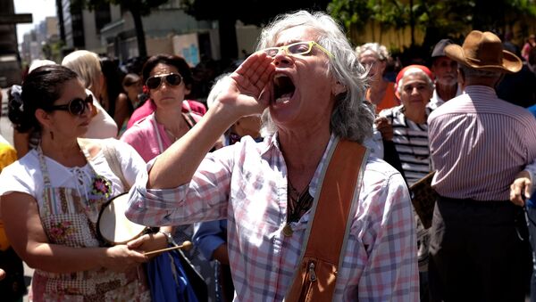 Protestas en Venezuela (archivo) - Sputnik Mundo