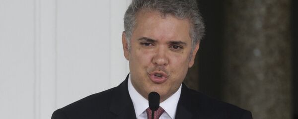 Iván Duque, presidente de Colombia - Sputnik Mundo