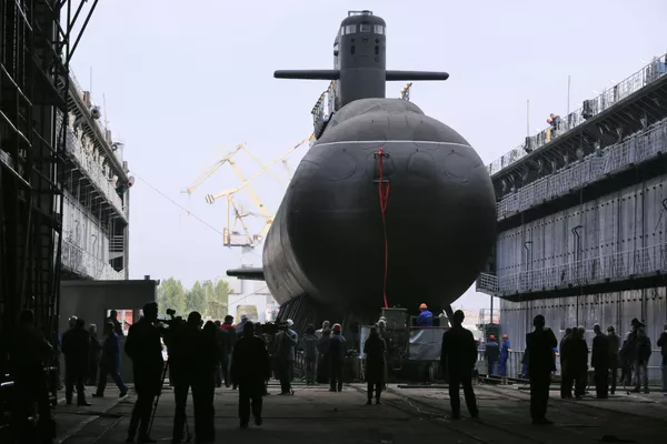 La botadura del submarino diésel-eléctrico Kronshtadt en San Petersburgo. La botadura del submarino diésel-eléctrico Kronshtadt en San Petersburgo. - Sputnik Mundo