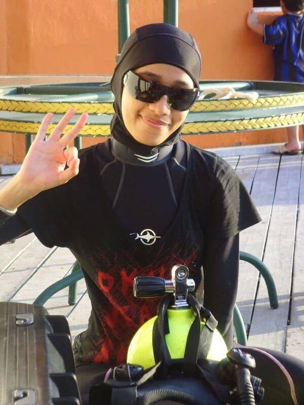 Mariam Hamed Fardous, buceadora saudí - Sputnik Mundo