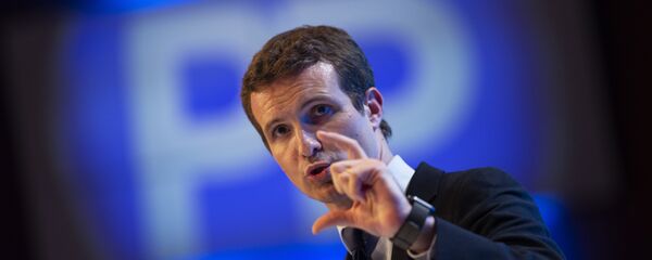 Pablo Casado, el presidente del PP Pablo Casado, el presidente del PP - Sputnik Mundo