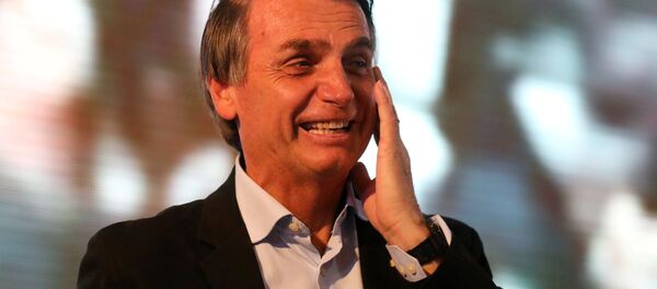 El candidato presidencial brasileño Jair Bolsonaro (archivo) - Sputnik Mundo