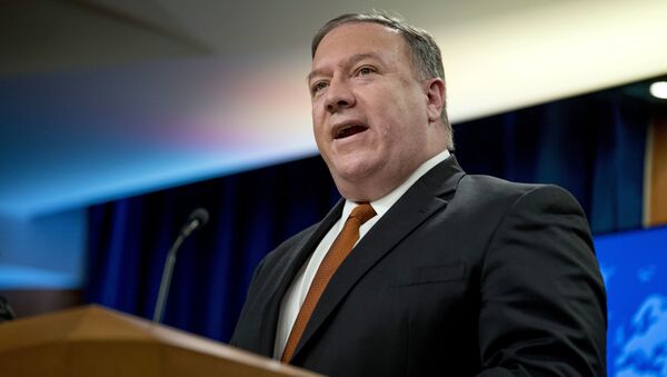 El secretario de Estado de EEUU, Mike Pompeo - Sputnik Mundo