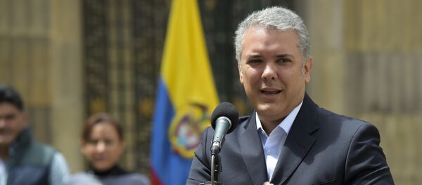 Iván Duque, presidente de Colombia - Sputnik Mundo