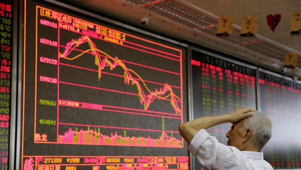 Bolsa en China (imagen referencial) - Sputnik Mundo