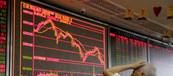 Bolsa en China (imagen referencial) - Sputnik Mundo