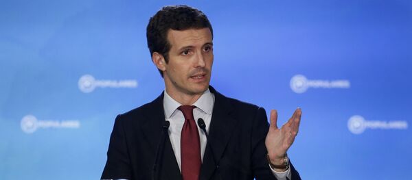 Pablo Casado, el presidente del PP - Sputnik Mundo