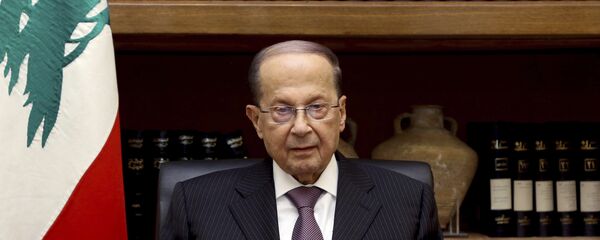 El presidente del Líbano, Michel Aoun - Sputnik Mundo