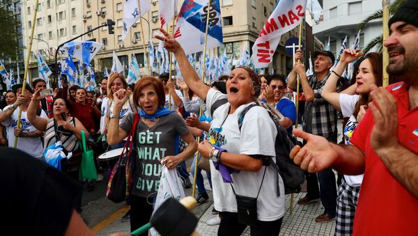Protestas en Argentina - Sputnik Mundo