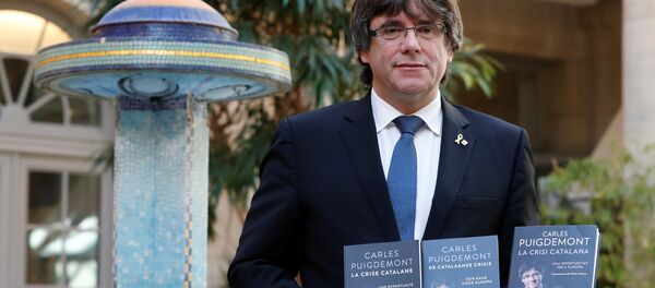 Carles Puigdemont, expresidente catalán - Sputnik Mundo