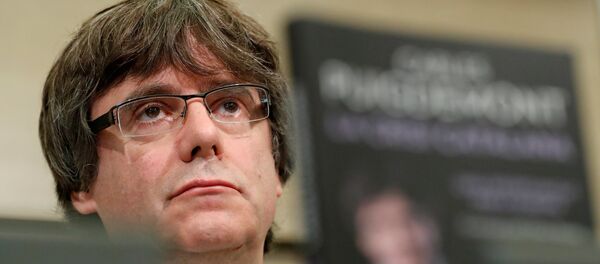 Carles Puigdemont, expresidente catalán - Sputnik Mundo