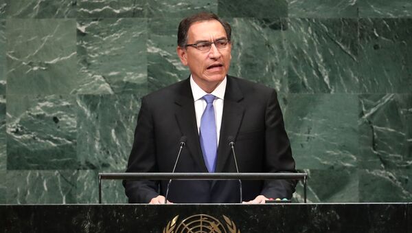 Martín Vizcarra, presidente de Perú - Sputnik Mundo