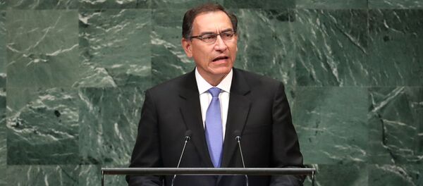 Martín Vizcarra, presidente de Perú - Sputnik Mundo