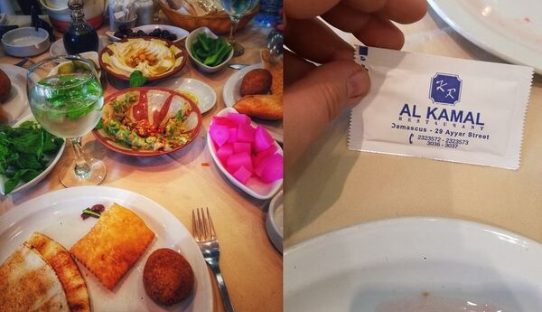 Una cena en un restaurante de Damasco - Sputnik Mundo