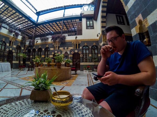 Jorgo en un hotel de Damasco - Sputnik Mundo
