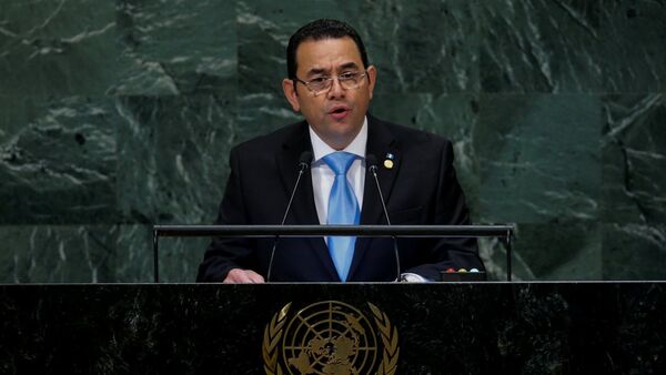 Jimmy Morales, presidente de Guatemala - Sputnik Mundo