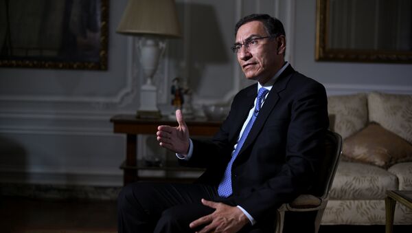 Martín Vizcarra, presidente de Perú - Sputnik Mundo