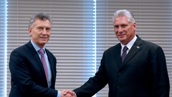 Miguel Díaz-Canel, presidente de Cuba y Mauricio Macri, presidente de Argentina Miguel Díaz-Canel, presidente de Cuba y Mauricio Macri, presidente de Argentina - Sputnik Mundo