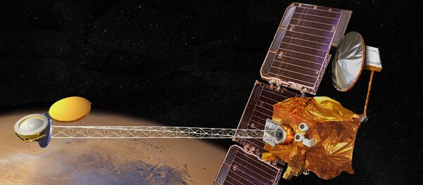 Concepto artístico de la nave espacial Mars Odyssey - Sputnik Mundo