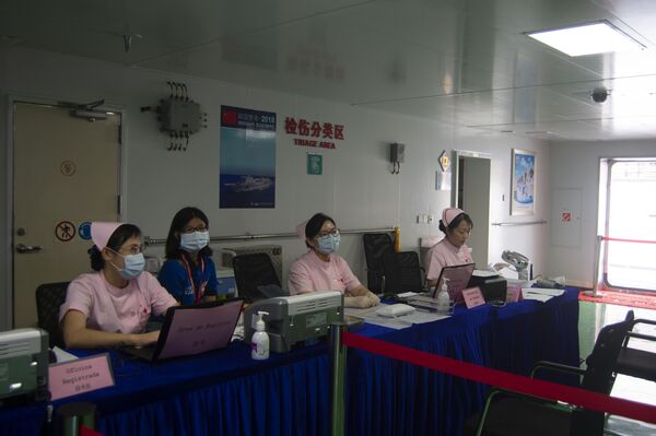 Un buque hospital chino que funciona en Venezuela Un buque hospital chino que funciona en Venezuela - Sputnik Mundo