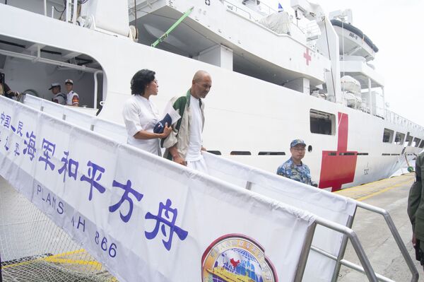 Un buque hospital chino que funciona en Venezuela Un buque hospital chino que funciona en Venezuela - Sputnik Mundo