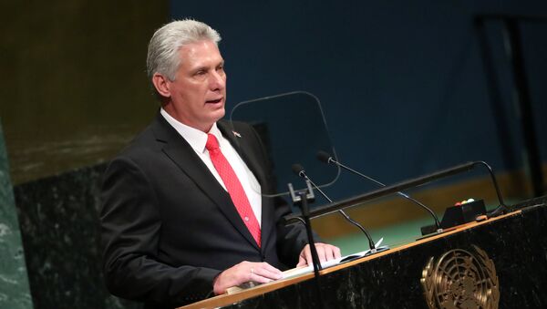 Miguel Díaz-Canel, presidente de Cuba - Sputnik Mundo