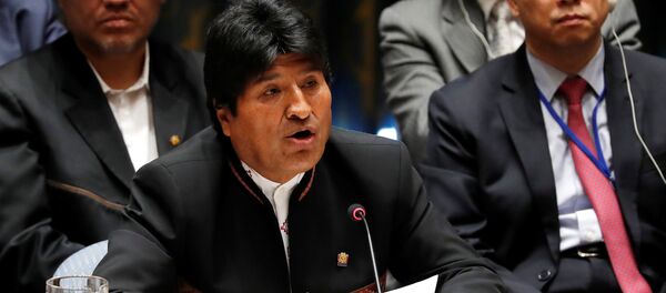 Evo Morales, presidente de Bolivia - Sputnik Mundo