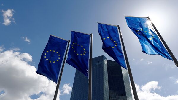 Banderas de la UE Banderas de la UE - Sputnik Mundo