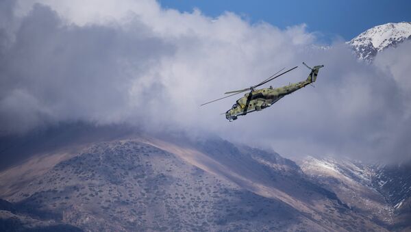 Un helicóptero Mi-35M - Sputnik Mundo