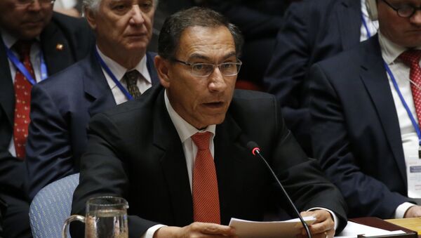 Martín Vizcarra, presidente de Perú - Sputnik Mundo