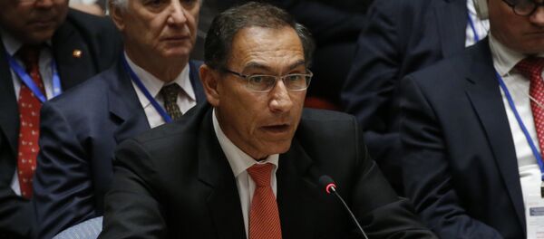Martín Vizcarra, presidente de Perú - Sputnik Mundo
