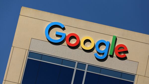 The Google logo is pictured atop an office building in Irvine, California, US, August 7, 2017.  - Sputnik Mundo