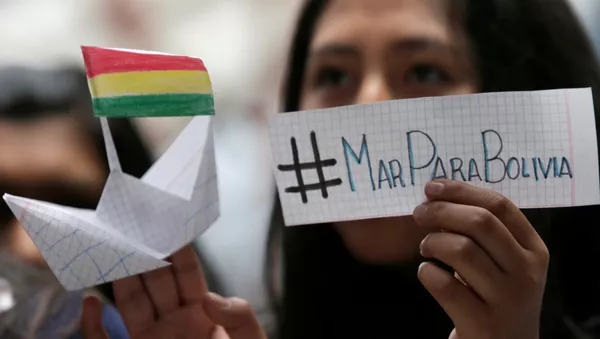 Manifestaciones en Bolivia