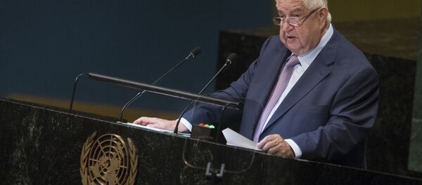 El ministro de Exteriores de Siria, Walid Mualem - Sputnik Mundo