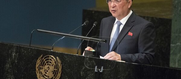 El ministro de Exteriores norcoreano, Ri Yong Ho - Sputnik Mundo