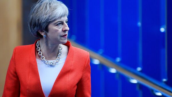 Theresa May, primera ministra del Reino Unido - Sputnik Mundo