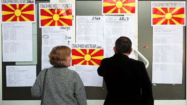 Referéndum en Macedonia Referéndum en Macedonia - Sputnik Mundo