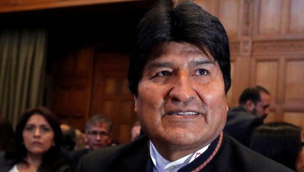 Evo Morales, presidente de Bolivia - Sputnik Mundo